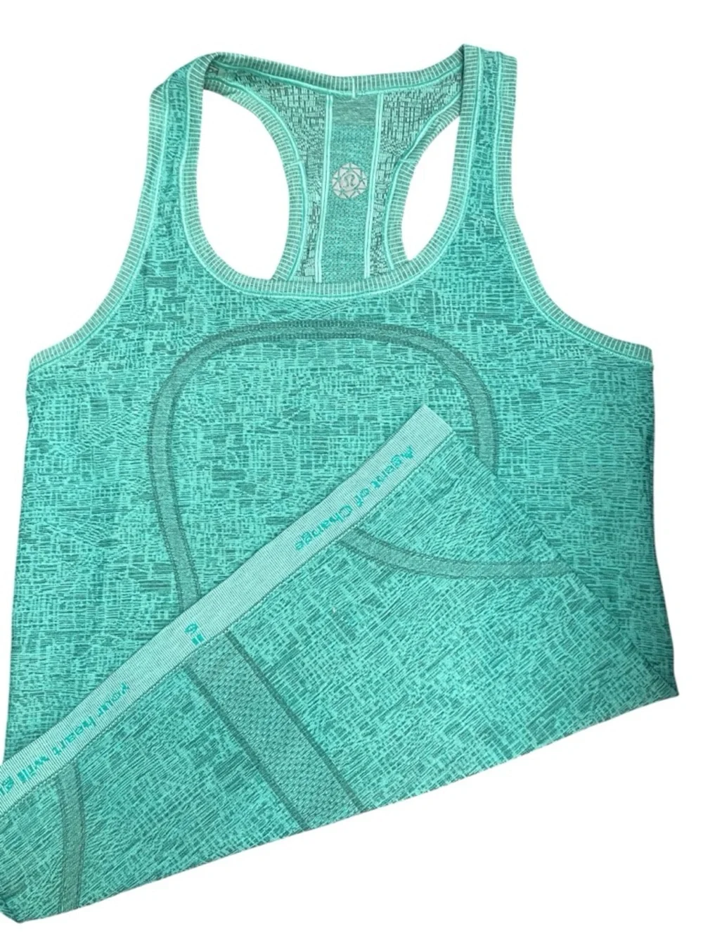 Rare lululemon Seawheeze 2016 Swiftly Racerback Tank Heathered Bali Breeze
